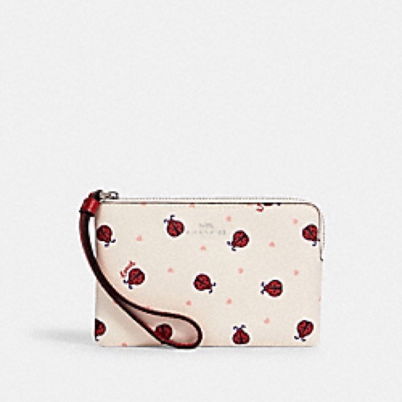 Coach Handbags - NWT Coach adorable ladybug wristlet
